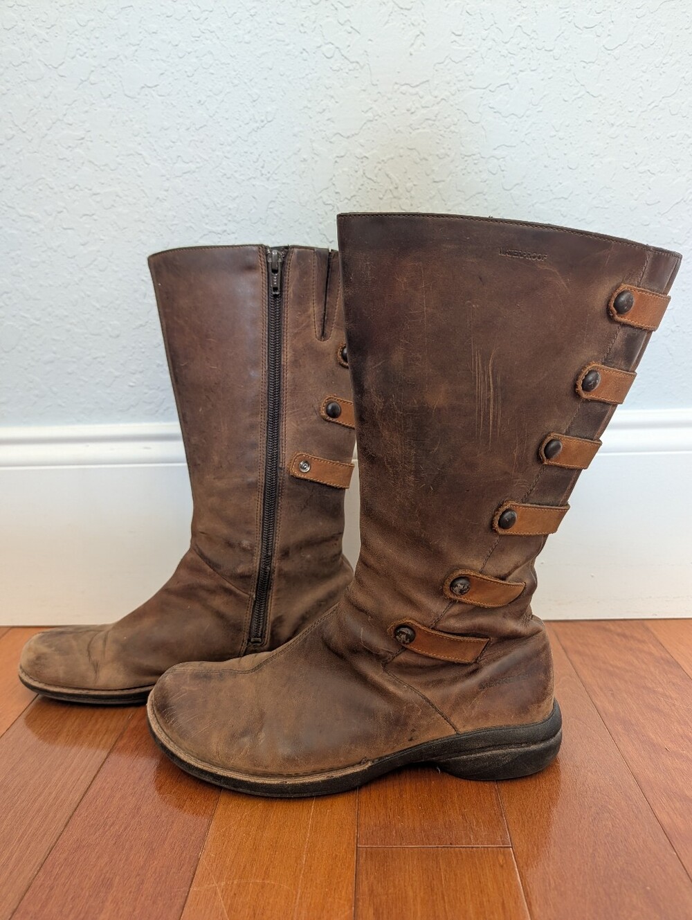 Brown Leather Merrell Captiva Launch 2 Waterproof Boots